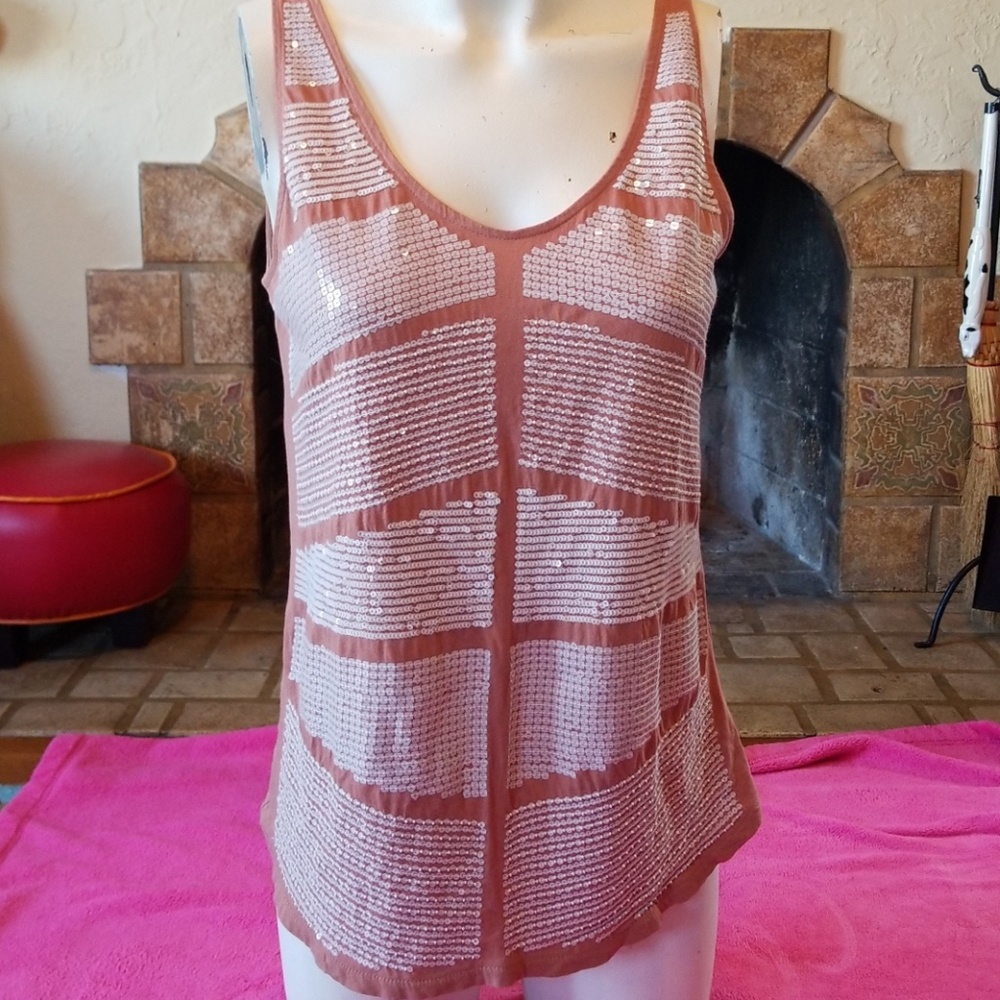 Sparkly loft tank